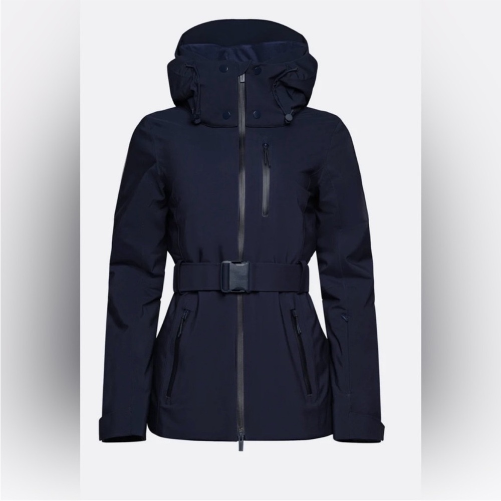 Halfdays Women's Aston Navy Belted Ski Jacket